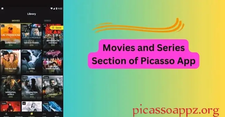  Live TV section of the Picasso App